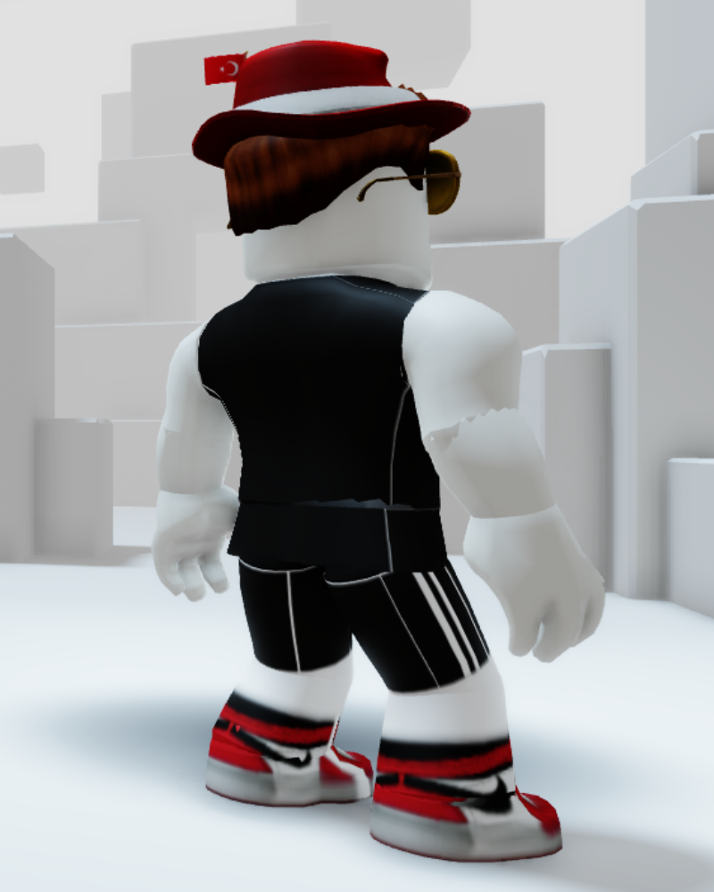 Kanka Oynayalım Resmi Şort ve Ayakkabı (Arka)