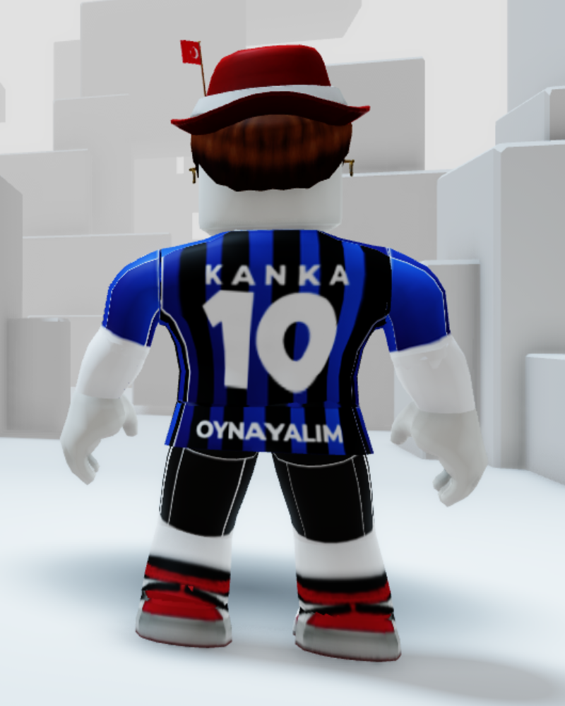 Kanka Oynayalım Resmi Forma - Mavi (Arka)